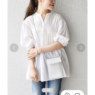 シップスフォーウィメン(SHIPS for women)のSHIPS for womenピンタックギャザーサイドスリットブラウス(シャツ/ブラウス(長袖/七分))