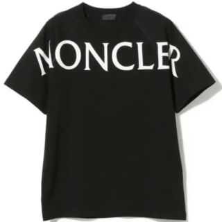 モンクレール(MONCLER)の★希少★ MONCLER Tシャツ Ｌ　ロゴ ワッペン モンクレール ブラック(Tシャツ/カットソー(半袖/袖なし))