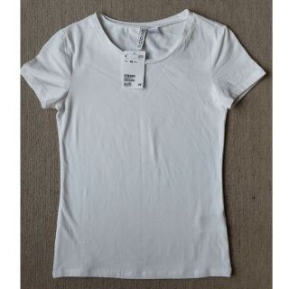 エイチアンドエム(H&M)のH＆M　白Tシャツ(Tシャツ(半袖/袖なし))