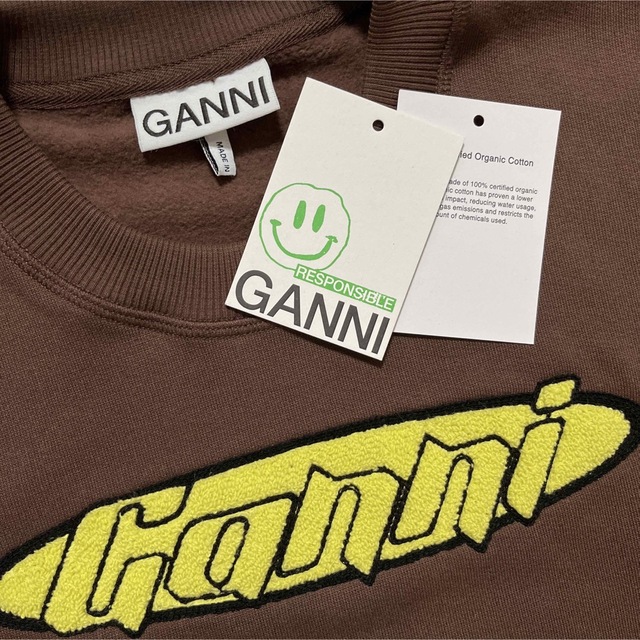 ジェニ着用　GANNI スウェット 新品未使用　S