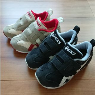 アシックス(asics)のasics IDAHO MINI KT-ES 17cm 二足セット(スニーカー)