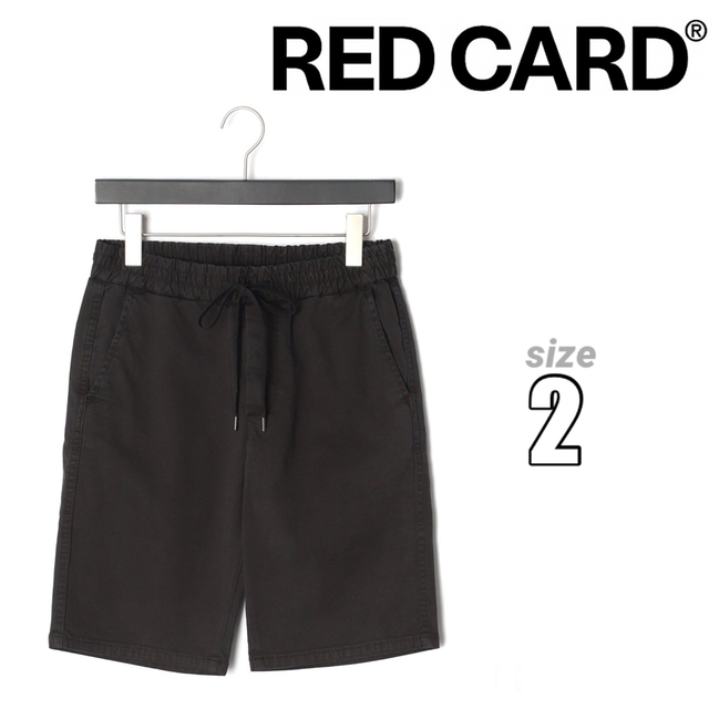 新品 定価1.8万円 RED CARD レッドカード ショートパンツ ブラック
