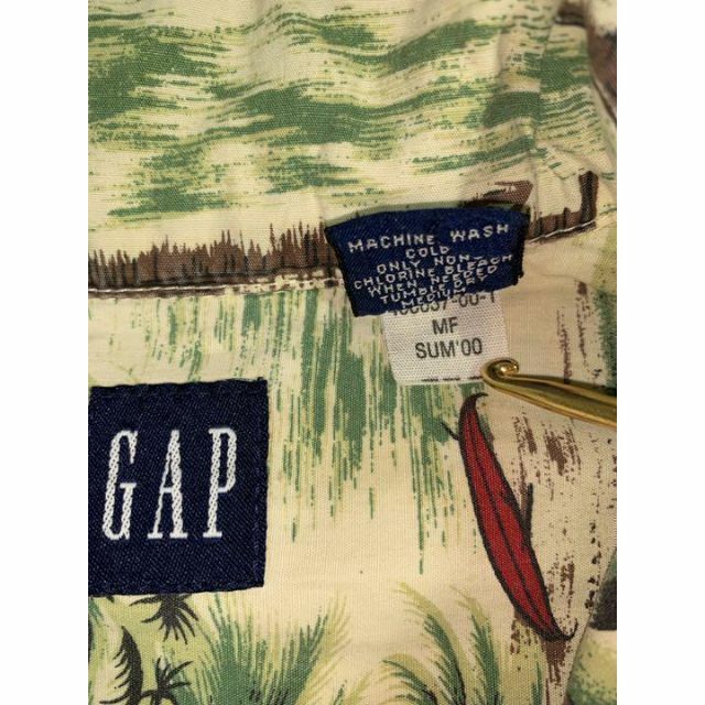 GAP(ギャップ)のOLDGAP GAP 00s 　アロハシャツ　半袖シャツ　オープンカラーシャツ メンズのトップス(Tシャツ/カットソー(半袖/袖なし))の商品写真