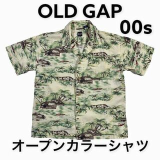 ギャップ(GAP)のOLDGAP GAP 00s 　アロハシャツ　半袖シャツ　オープンカラーシャツ(Tシャツ/カットソー(半袖/袖なし))
