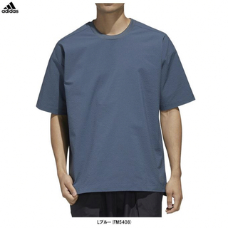 アディダス(adidas)のアディダス　シアサッカーTシャツ(Tシャツ/カットソー(半袖/袖なし))
