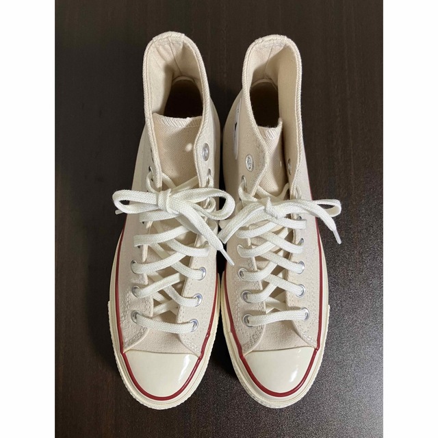 CONVERSE(コンバース)のコンバース チャックテイラー ハイ 生成り 25.5cm CT70 未使用 メンズの靴/シューズ(スニーカー)の商品写真