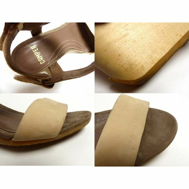 CAMPER / カンペール スエード ストラップサンダル 35(22.5cm
