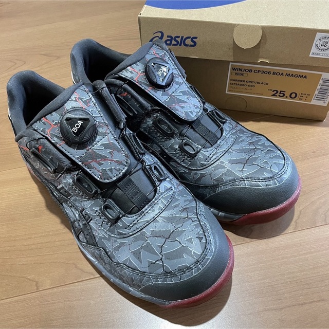 asics - アシックス 安全靴 25cm CP306 BOA MAGMA の通販 by Rainbow