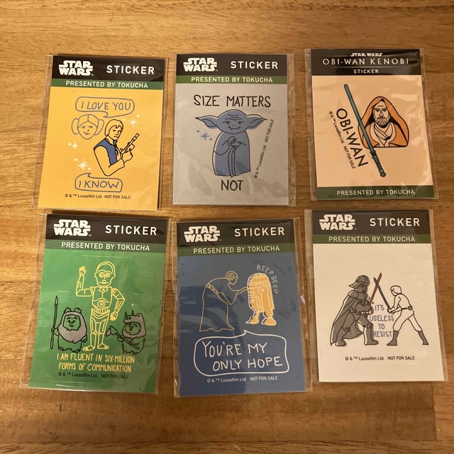 スターウォーズ デザイン ステッカー 6枚の通販 by まな's shop|ラクマ