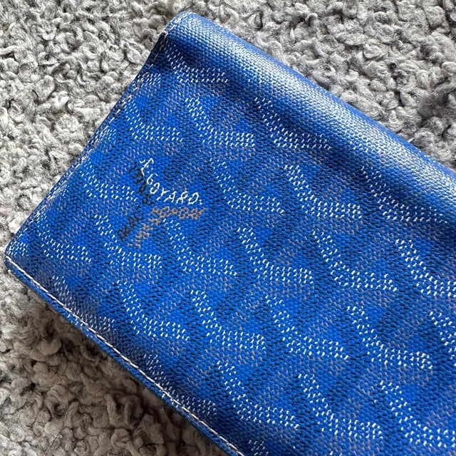 GOYARD(ゴヤール)のゴヤール　リシリュー ウォレット　青 メンズのファッション小物(長財布)の商品写真