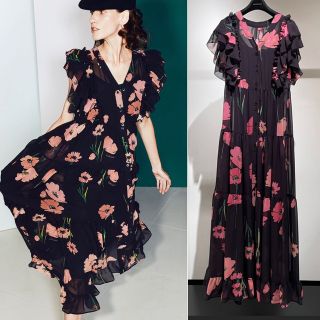 ダブルスタンダードクロージング ロゴ マキシワンピース/ロング