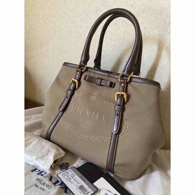 PRADA - PRADA プラダ♡バッグ ロゴジャガード 2Way ショルダーバッグ