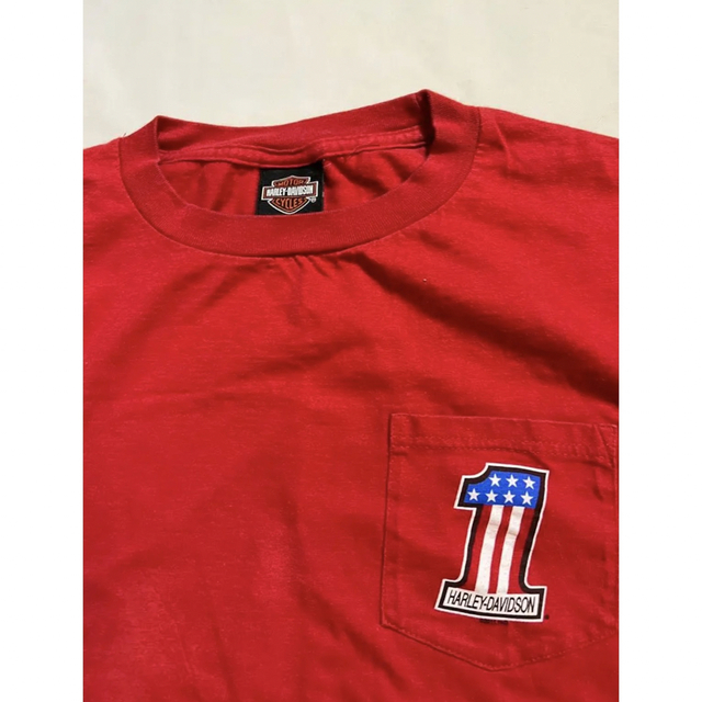 【希少】Harley Davidson Tシャツ レッド XL 3