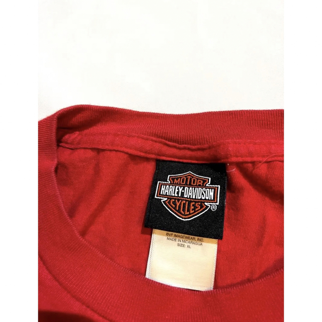 【希少】Harley Davidson Tシャツ レッド XL 5