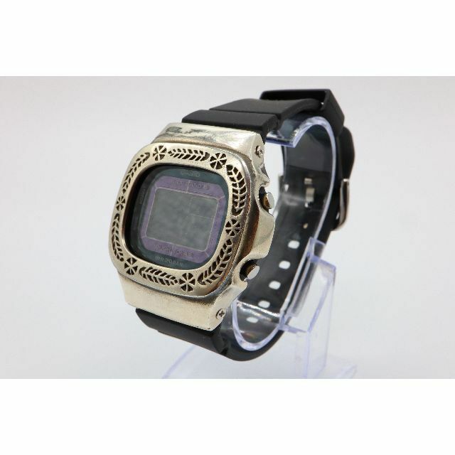 時計 カスタムGショック BGD-5000 カレンリーフ シルバー925製 鑑定済