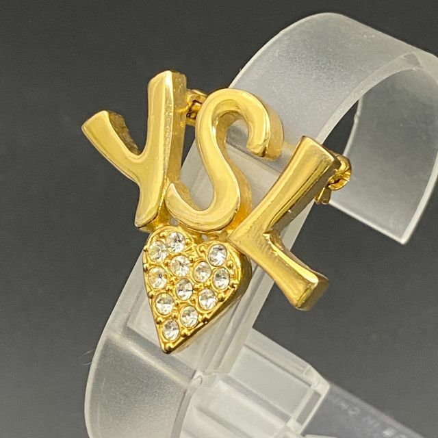 Yves Saint Laurent - 【美品】イヴサンローラン YSLロゴ ストーン