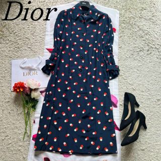 ChristianDior シャツワンピース　M  希少　美品