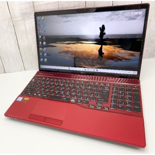 フジツウ(富士通)の富士通 Core i7-8550U SSD1TB+HDD1TB メモリ16GB(ノートPC)