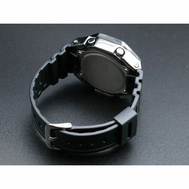 肌触りがいい カスタムGショック シルバー925 GA-2100 鏡面加工 ビス