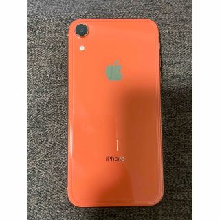 アップル(Apple)のiPhone XR Coral 128 GB 美品 SIMフリー(スマートフォン本体)