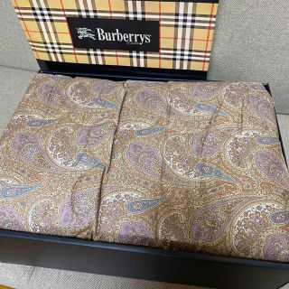 バーバリー(BURBERRY)のBURBERRY】未使用品 合繊入羊毛掛け布団シングル(布団)