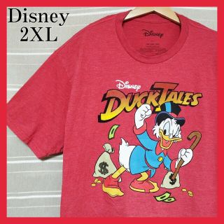 ディズニー(Disney)のDisney ディズニー ドナルドダック キャラクターTシャツ tシャツ 2XL(Tシャツ/カットソー(半袖/袖なし))