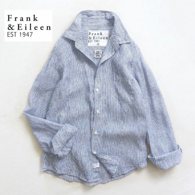 Frank&Eileen - [良品] フランク&アイリーン ストライプ リネンシャツ ...