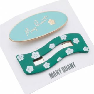 マリークワント(MARY QUANT)のマリークワント　ヘアピン　ミント　限定品　2個セット(ヘアピン)