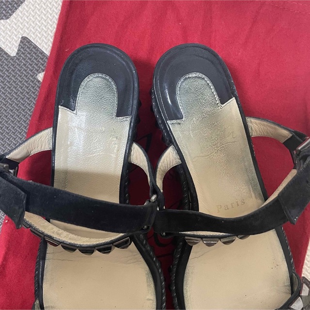 Christian Louboutin(クリスチャンルブタン)のルブタン クリスチャンルブタン サンダル ヒール カタクロウ フラット パンプス レディースの靴/シューズ(サンダル)の商品写真