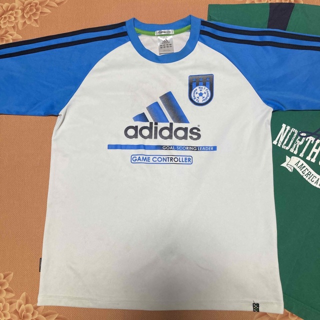 adidas(アディダス)の150㎝　男の子　Tシャツ　ズボン　セット キッズ/ベビー/マタニティのキッズ服男の子用(90cm~)(Tシャツ/カットソー)の商品写真