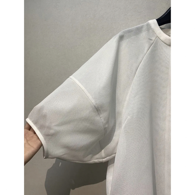 CLANE(クラネ)のCLANE MESH FORM SLEEVE BLOUSE ホワイト レディースのトップス(シャツ/ブラウス(長袖/七分))の商品写真