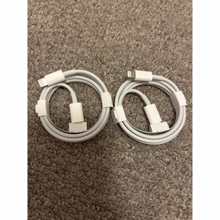 アップル(Apple)のiPhone ライトニング タイプCケーブル 2本(バッテリー/充電器)