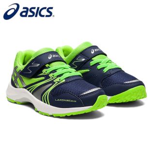 アシックス(asics)のアシックスレーザービーム　ネイビーブルーシルバー　17cm（男の子用）(スニーカー)