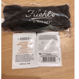 キールズ(Kiehl's)のキールズ　公式　ヘアバンド　化粧水サンプル2枚(化粧水/ローション)