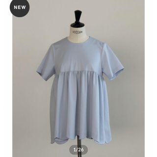 OHGA♡SCALLOP TEE ブルーの通販 by ykyk♡'s shop|ラクマ