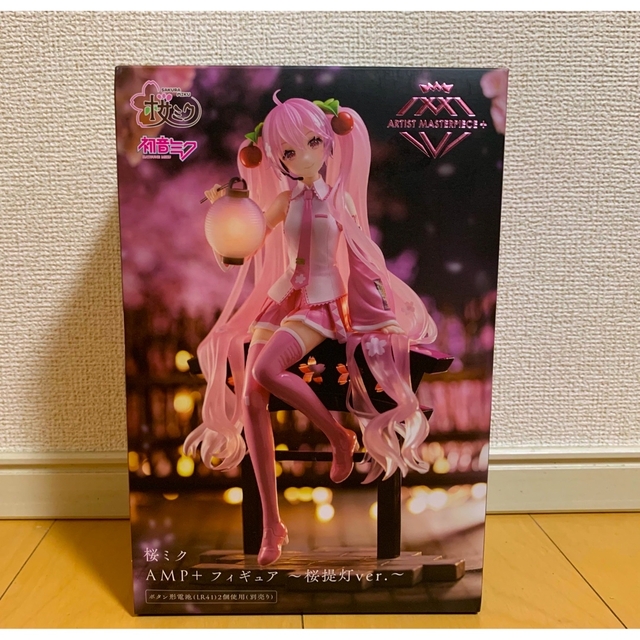 新品 桜ミク AMP+ フィギュア~桜提灯ver.~初音ミク 2体