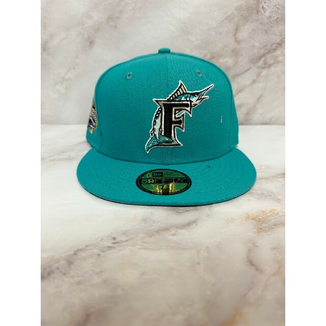 今日の超目玉】 Newera 59fifty マイアミマーリンズ ワールドシリーズ
