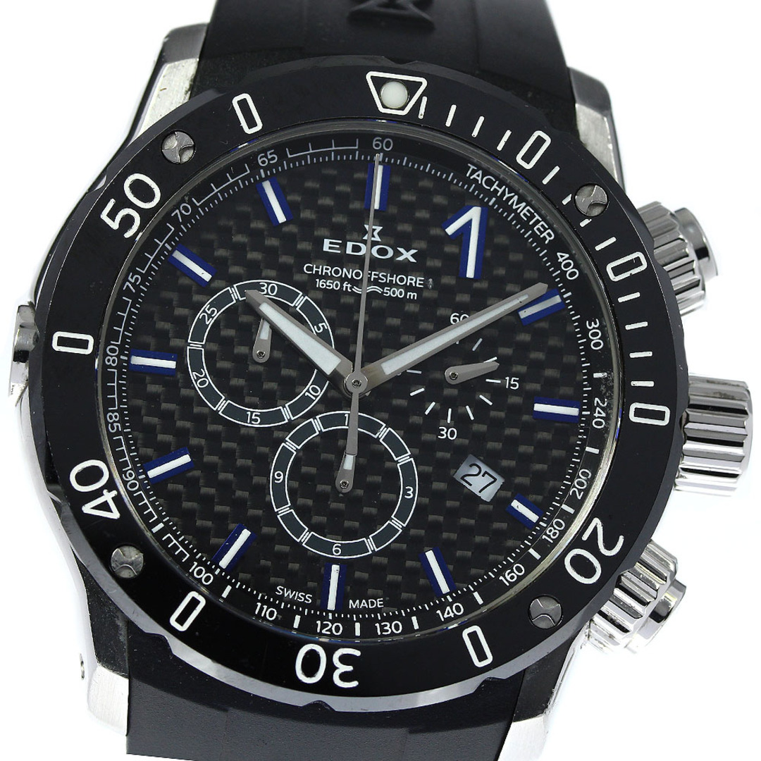 エドックス EDOX 10221-3-NIBU2 クロノオフショア1 クロノグラフ クォーツ メンズ _749923 | フリマアプリ ラクマ