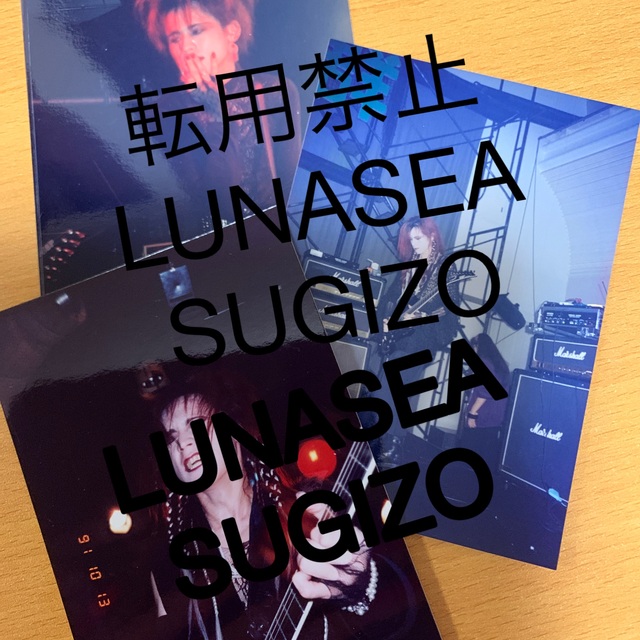 LUNASEAインディーズ時代ライブ写真SUGIZO5枚セット