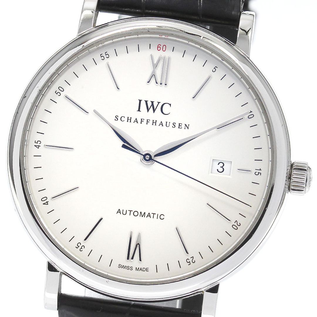 最安値】 IWC シャフハウゼン ポートフィノデイト 自動巻 IW356501