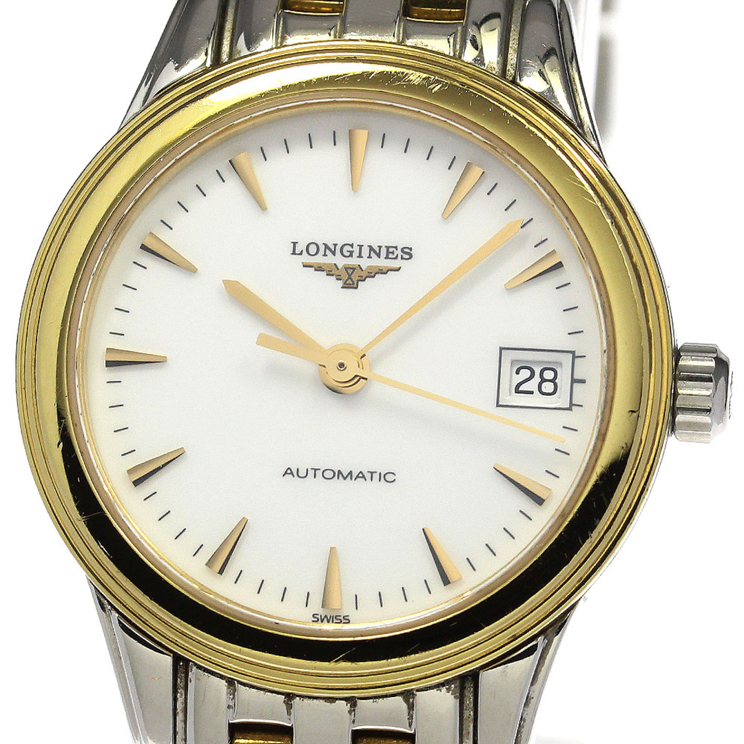 ロンジン LONGINES L4.274.3 フラッグシップ デイト 自動巻き レディース _752968【ev10】