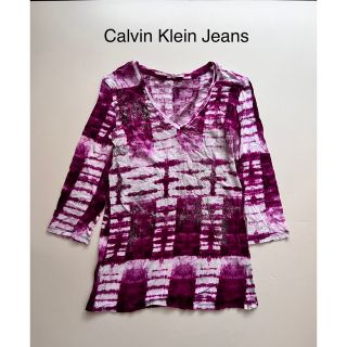 カルバンクライン(Calvin Klein)のCalvin Klein Jeans♡ムラ染め七分袖トップス♡カットソー(カットソー(長袖/七分))