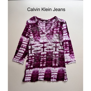 カルバンクライン(Calvin Klein)のCalvin Klein Jeans♡ムラ染め七分袖トップス♡カットソー(カットソー(長袖/七分))