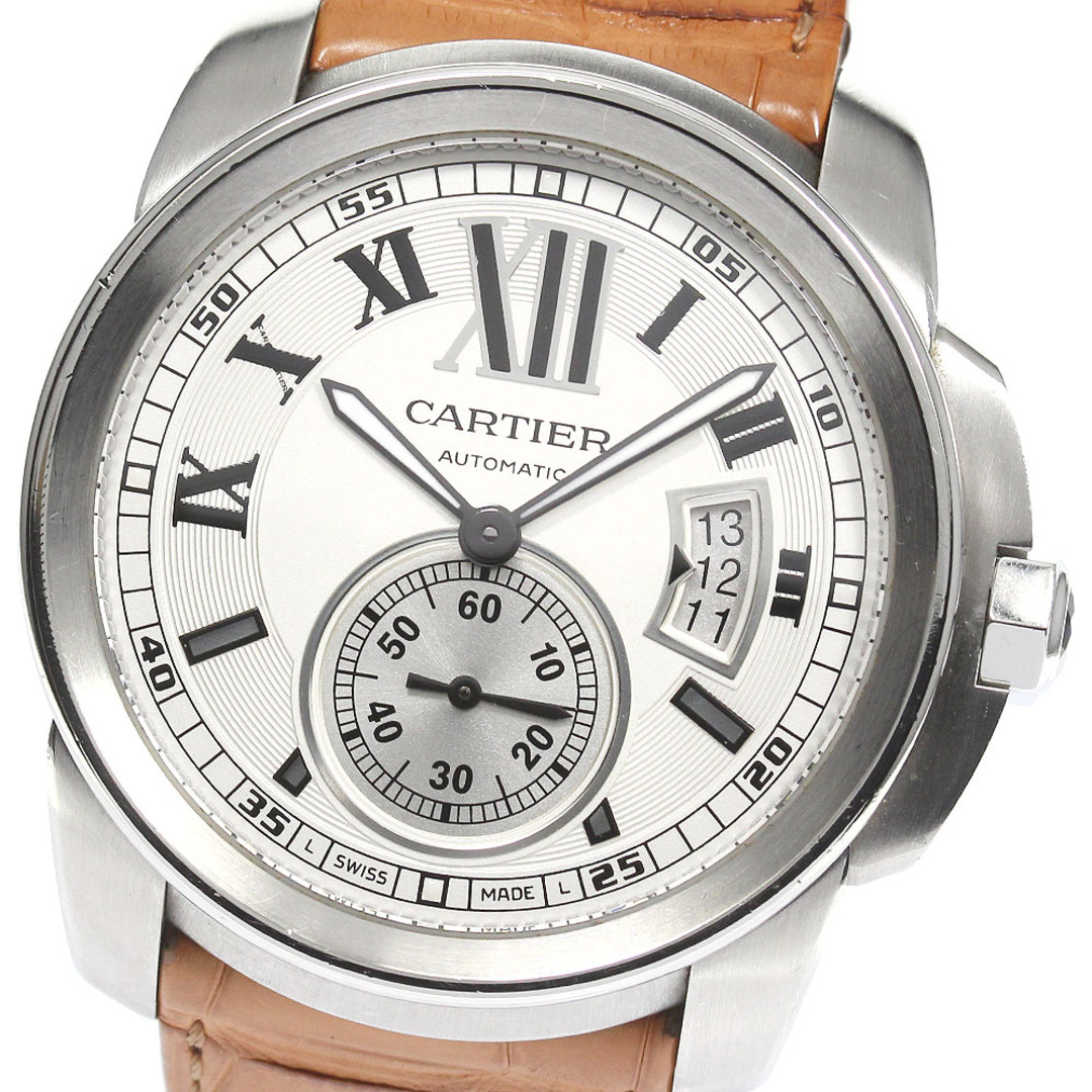 カルティエ CARTIER W7100037 カリブルドゥカルティエ デイト 自動巻き メンズ _754524