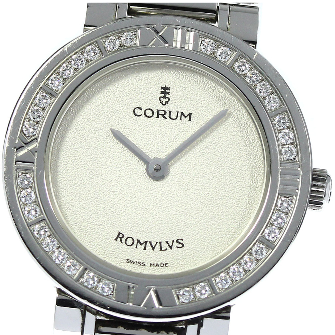 CORUM(コルム)のコルム CORUM 165.128.47 V459 ロムルス ダイヤベゼル クォーツ レディース _754205【ev20】 レディースのファッション小物(腕時計)の商品写真