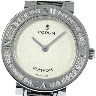 コルム(CORUM)のコルム CORUM 165.128.47 V459 ロムルス ダイヤベゼル クォーツ レディース _754205(腕時計)