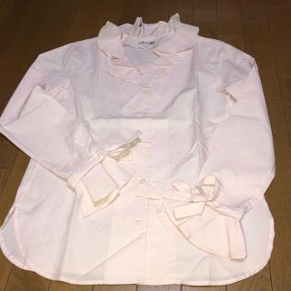 ジェイダブリューアンダーソン(J.W.ANDERSON)のＪＷ　ANDERSON   フリルシャツブラウス　Sサイズ(シャツ/ブラウス(長袖/七分))