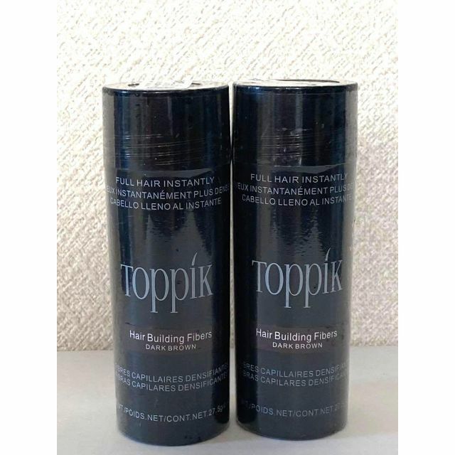 toppik トピック （2本） 増毛 ケラチンパウダー - カラーリング・白髪染め