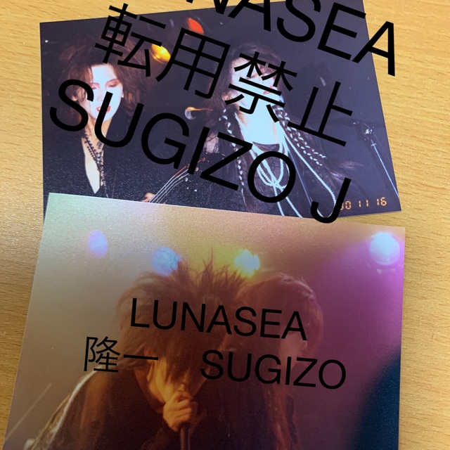 LUNASEA SUGIZO J 隆一 真矢ライブ中ライブ後写真5枚セット