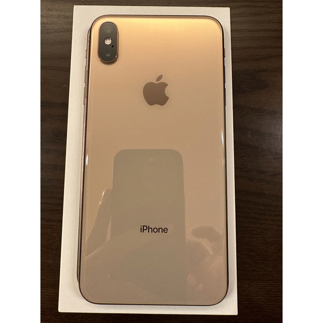 Apple(アップル)のiPhone XS MAX Gold 256GB スマホ/家電/カメラのスマートフォン/携帯電話(スマートフォン本体)の商品写真